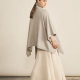 Angela Poncho - Pearl Grey