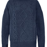 Blue men cashmere sweater - packshot | Bjorn | Linnea Lund