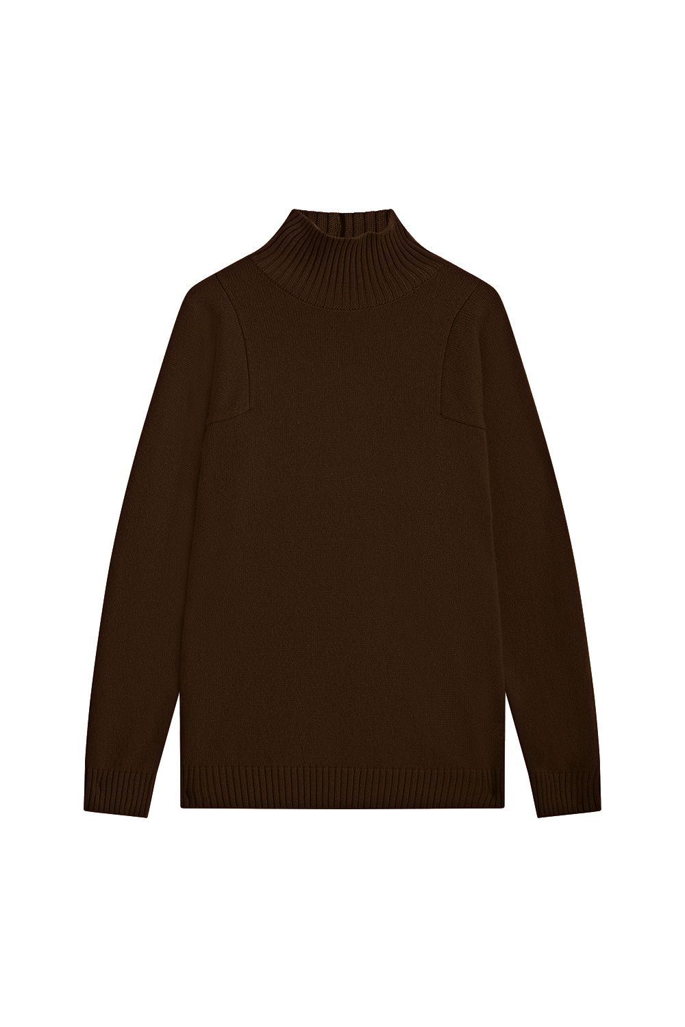 Brown chocolate Cashmere sweater men - packshot | Charles | Linnea Lund