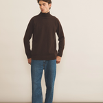 Brown chocolate Cashmere sweater men - look | Charles | Linnea Lund