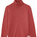 red ochre cashmere sweater men - packshot | Francois | Linnea Lund
