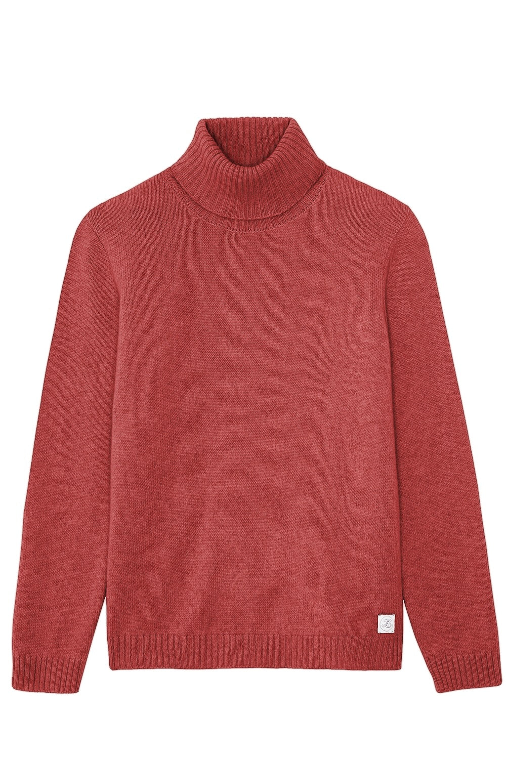 red ochre cashmere sweater men - packshot | Francois | Linnea Lund