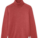 red ochre cashmere sweater men - packshot | Francois | Linnea Lund