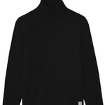 black cashmere sweater men - packshot | Francois | Linnea Lund