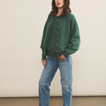 Cashmere cardigan women green - look | Gabriella | Linnea Lund