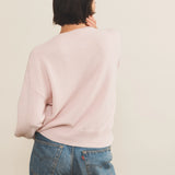 Cashmere cardigan women pale pink - back view | Gabriella | Linnea Lund