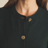 Le Cardigan Greta - Smoked Grass
