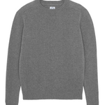 Grey color women cashmere sweater - packshot | Ines | Ines de la Fressange x Linnea Lund