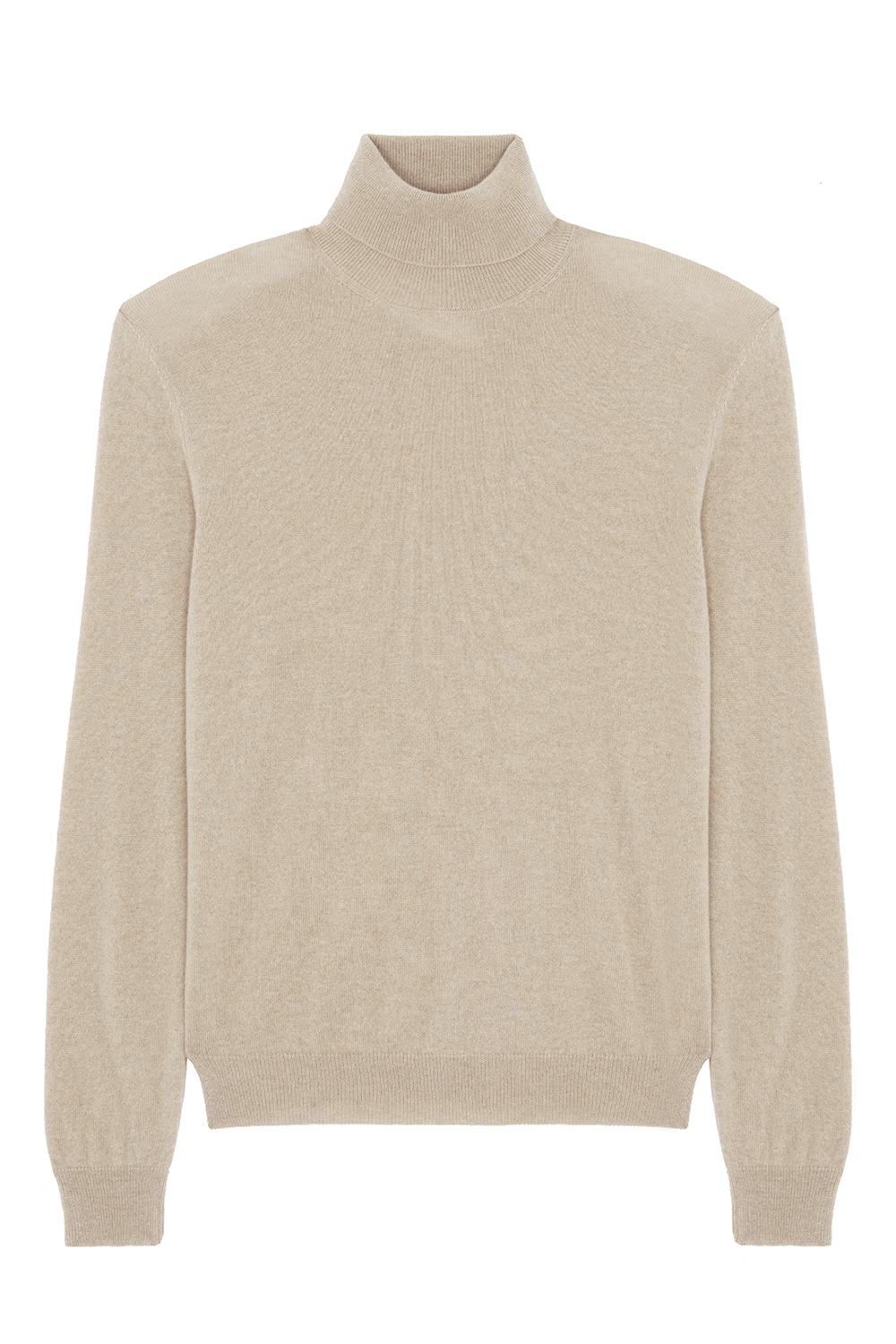 Cream light men cashmere sweater - packshot | Jim | Linnea Lund