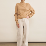 Camel women cashmere sweater - look| Jim | Linnea Lund