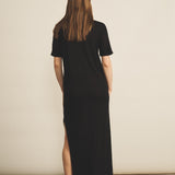 black cashmere dress women - back view | Juliana | Linnea Lund