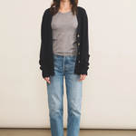 Dark Blue women cashmere cardigan - look | Junior | Linnea Lund