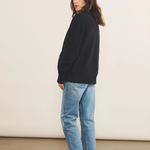 Dark Blue women cashmere cardigan - side view | Junior | Linnea Lund