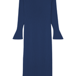 Blue denim cashmere dress women - packshot | Pepa | Linnea Lund