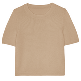 Cashmere Tee-Shirt women sand beige - packshot | Ingrid | Linnea Lund