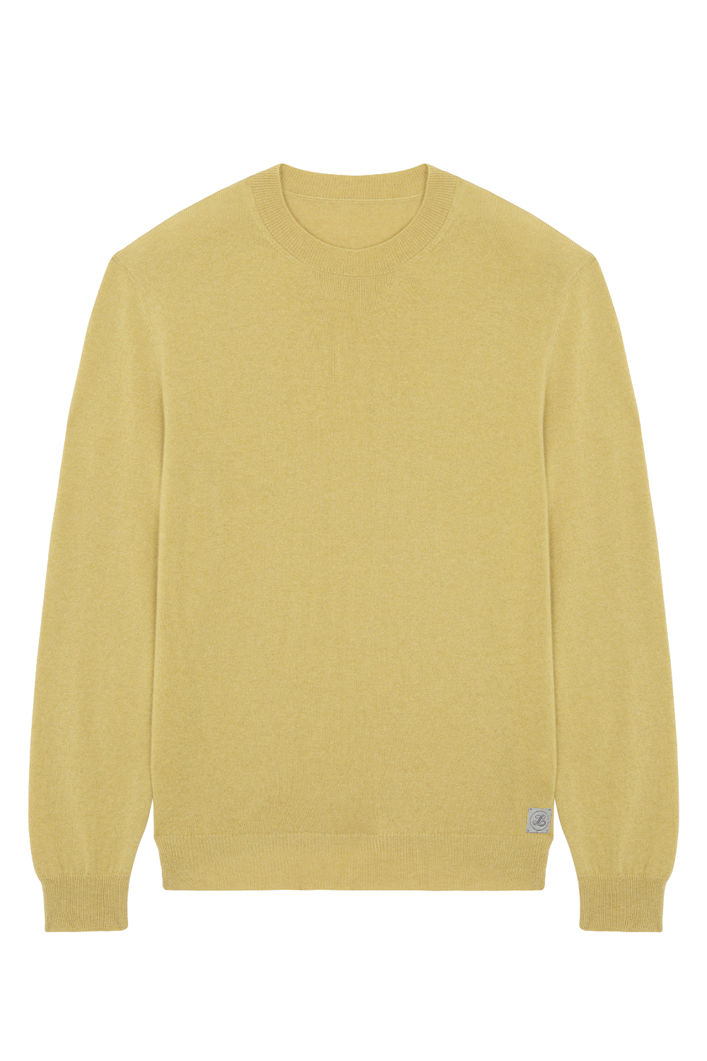 Yellow light men cashmere sweater - packshot | Harald | Linnea Lund