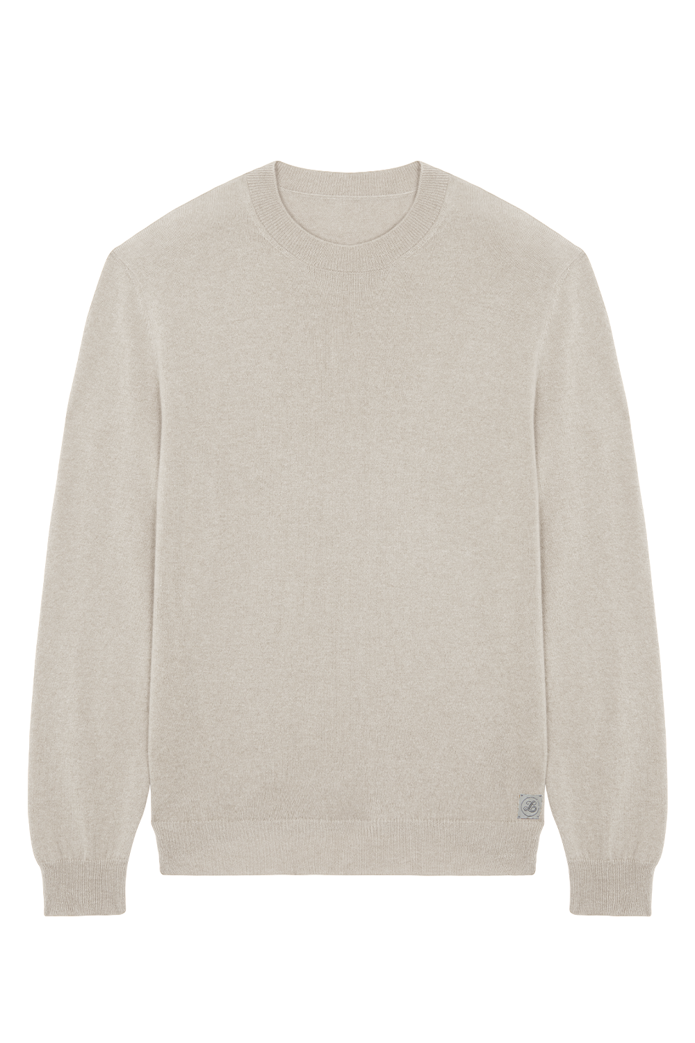 Cream light men cashmere sweater - packshot | Harald | Linnea Lund