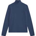 Blue denim cashmere sweater women - packshot | Charlotte | Linnea Lund
