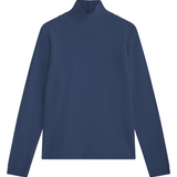 Blue denim cashmere sweater women - packshot | Charlotte | Linnea Lund