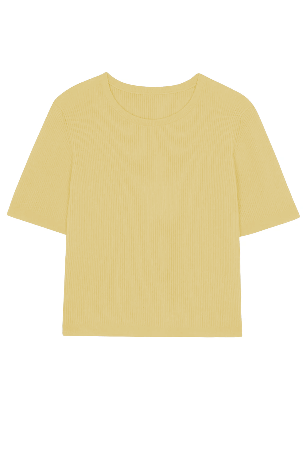 Yellow Women Cashmere Tee-shirt - packshot | Melanie | Linnea Lund