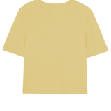 Yellow Women Cashmere Tee-shirt - packshot | Melanie | Linnea Lund