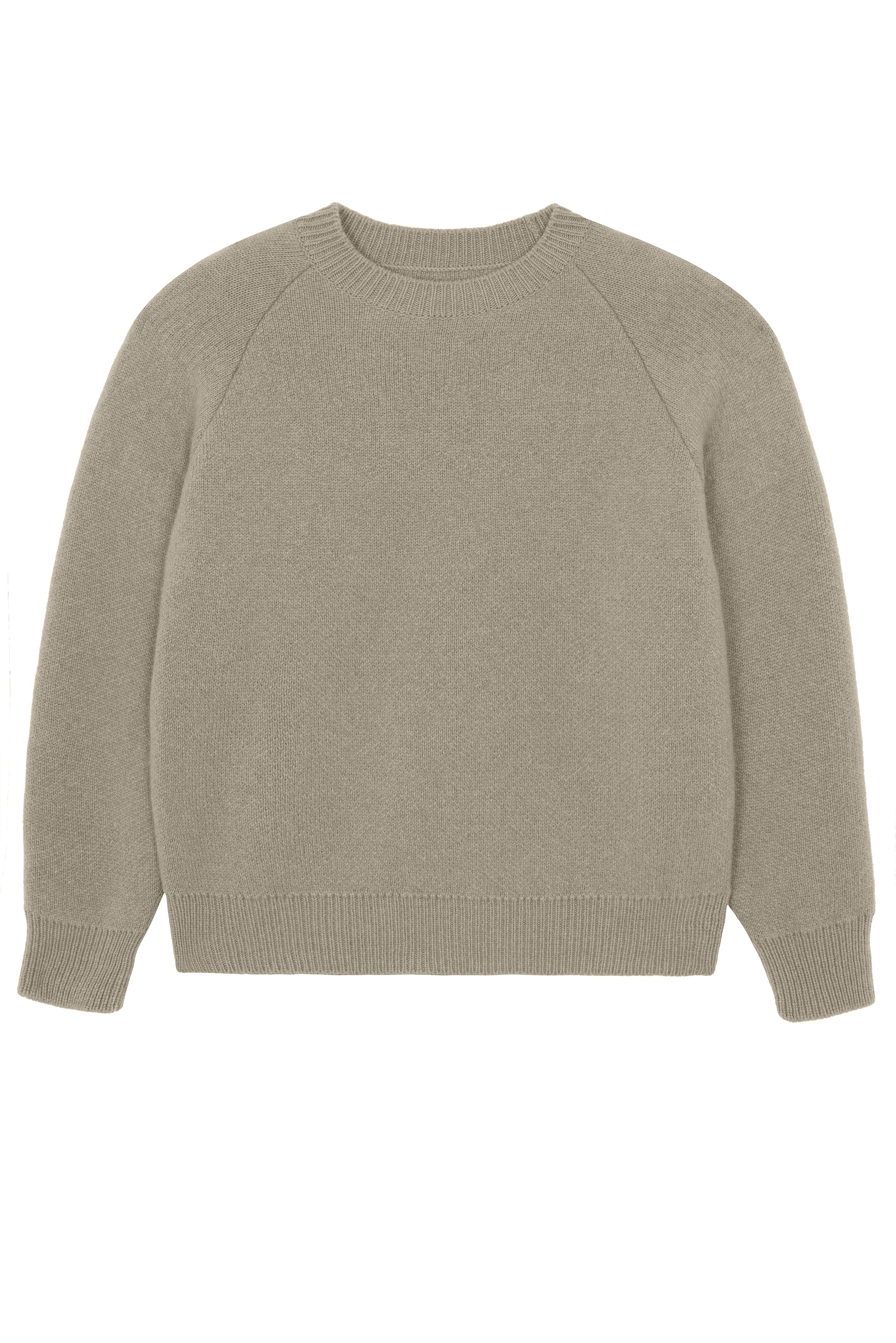 Greige cashmere sweater men - packshot| Sergio | Linnea Lund