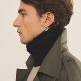 black cashmere collar men | Maya | Linnea Lund