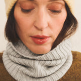 light grey cashmere collar women | Maya | Linnea Lund
