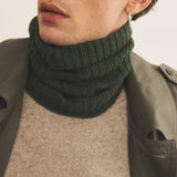 dark green cashmere collar men | Maya | Linnea Lund