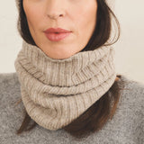 greige cashmere collar women | Maya | Linnea Lund