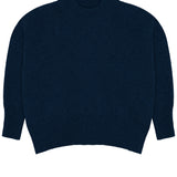dark blue oversize cashmere sweater for women - packshot | Nina | Linnea Lund
