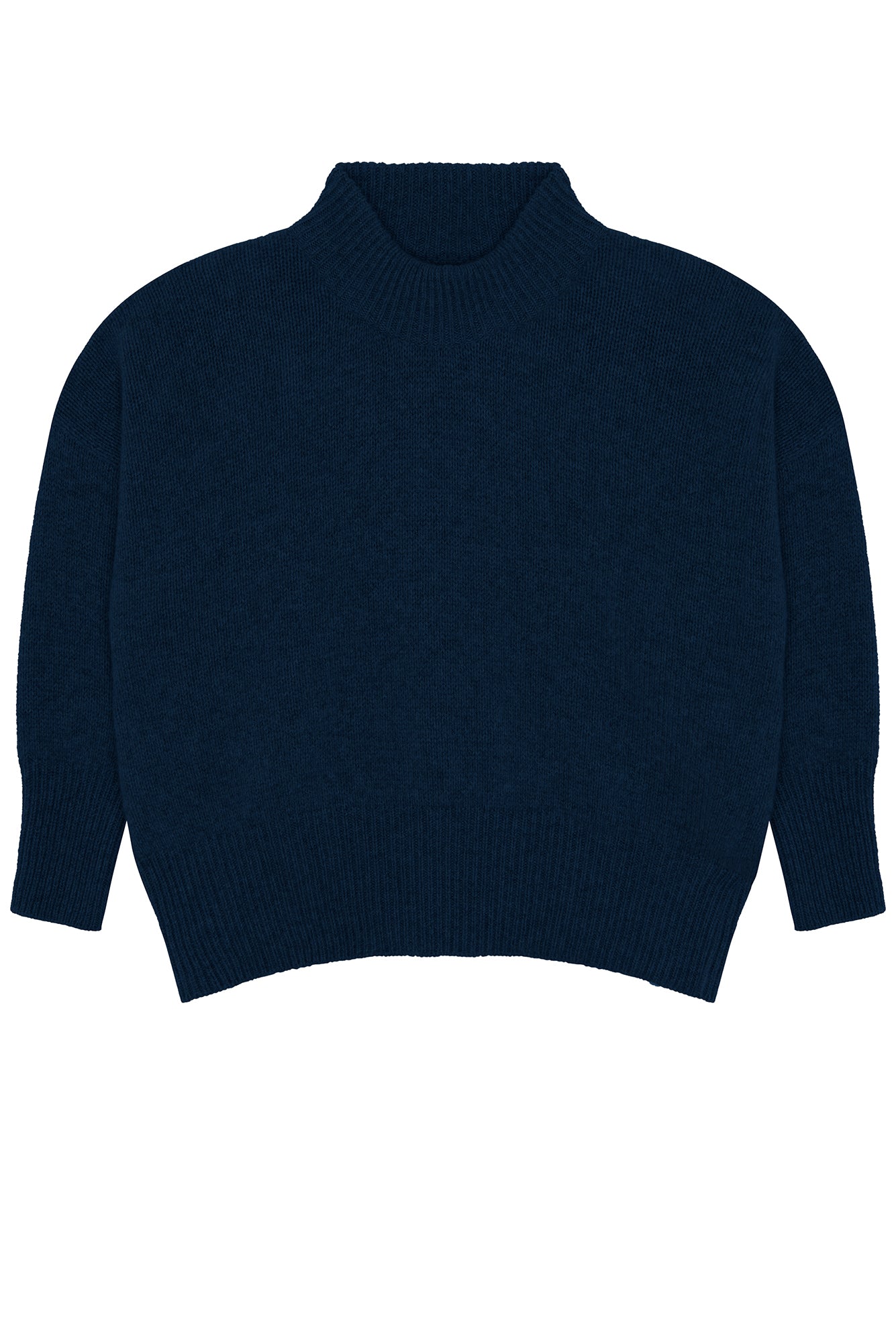 dark blue oversize cashmere sweater for women - packshot | Nina | Linnea Lund