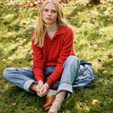 Cashmere polo women flash red - look | Ralph | Linnea Lund