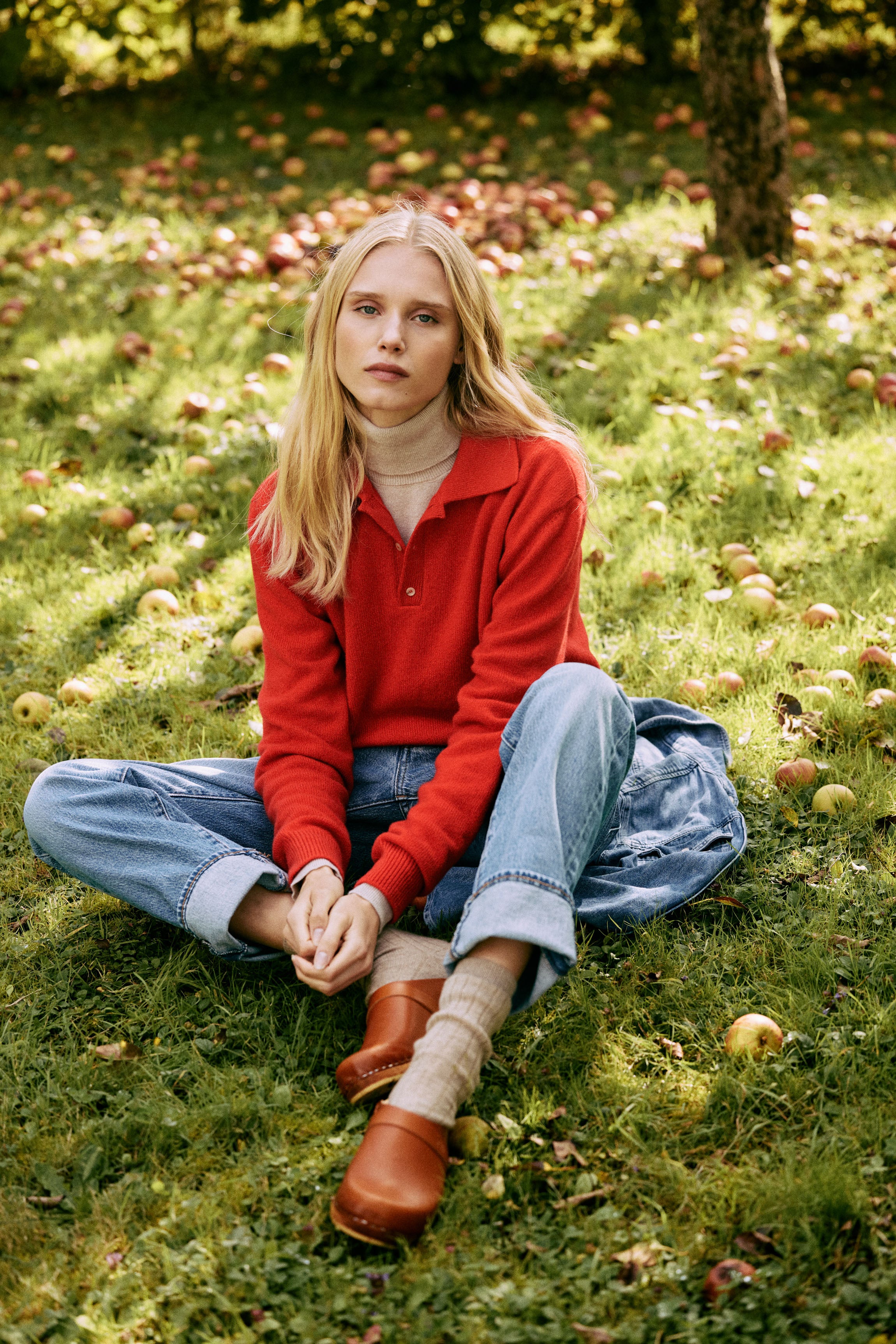 Cashmere polo women flash red - look | Ralph | Linnea Lund