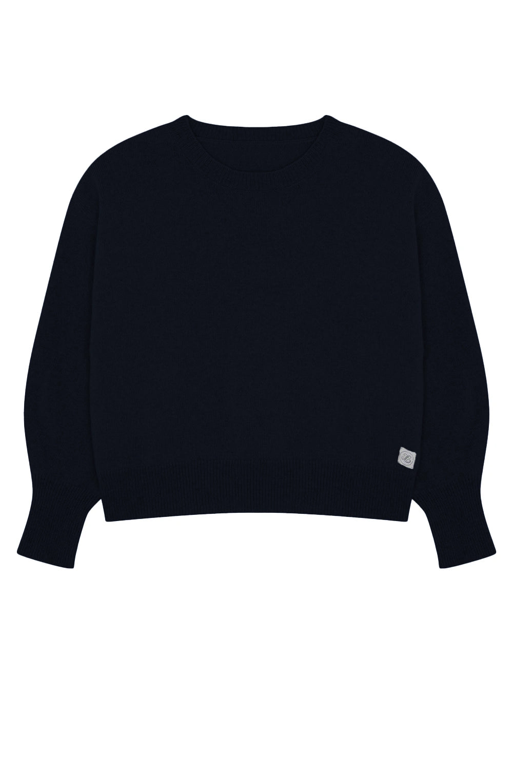 Dark blue cashmere sweater women - packshot | Sarah | Linnea Lund