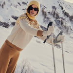 Cashmere Balaclava light yellow - ski women look | Snöflinga | Linnea Lund