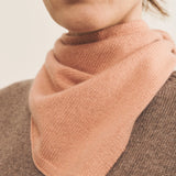 rose gold cashmere bandana women - focus view | Stella | Linnea Lund