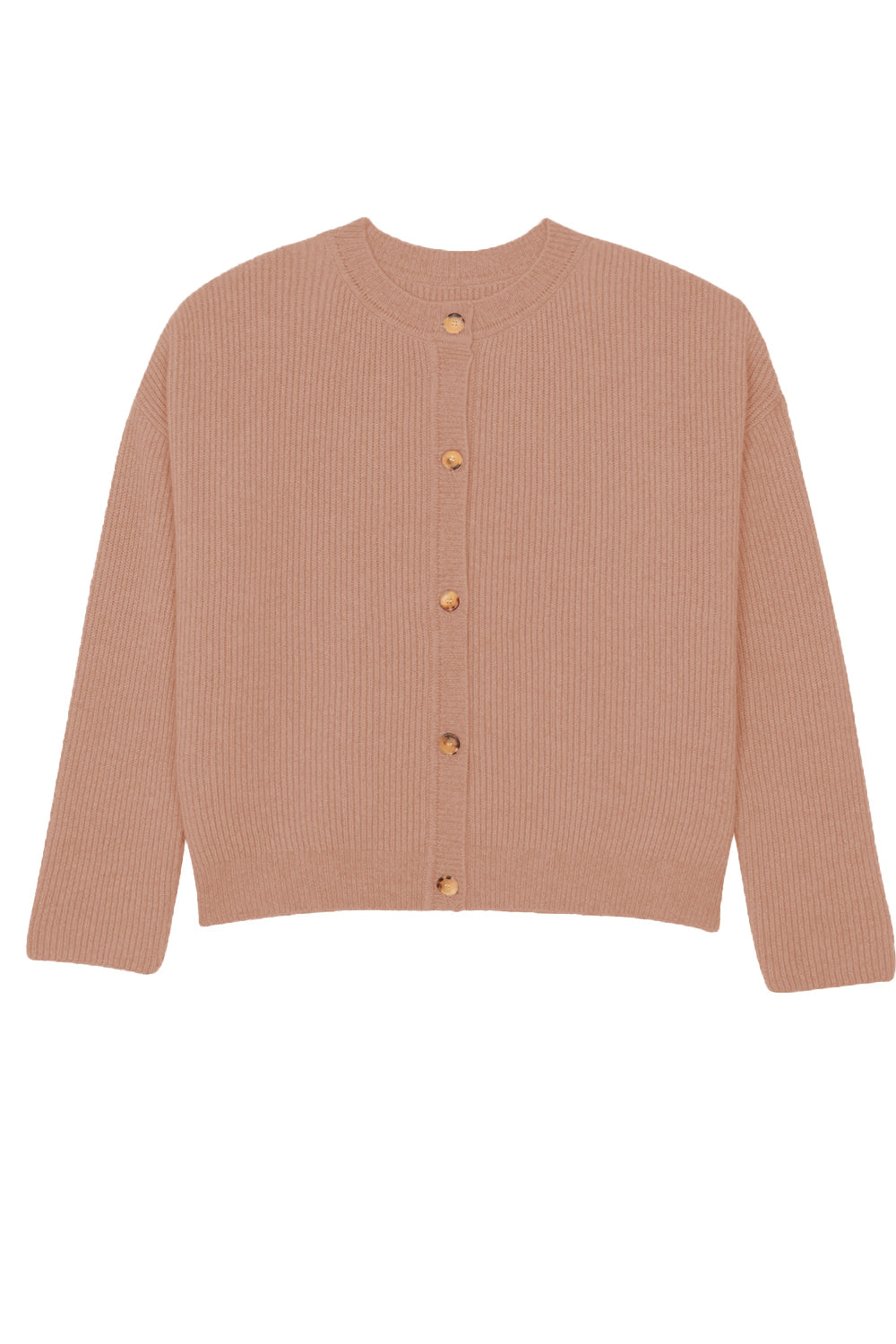 rose gold cashmere cardigan women | Carole | Linnea Lund