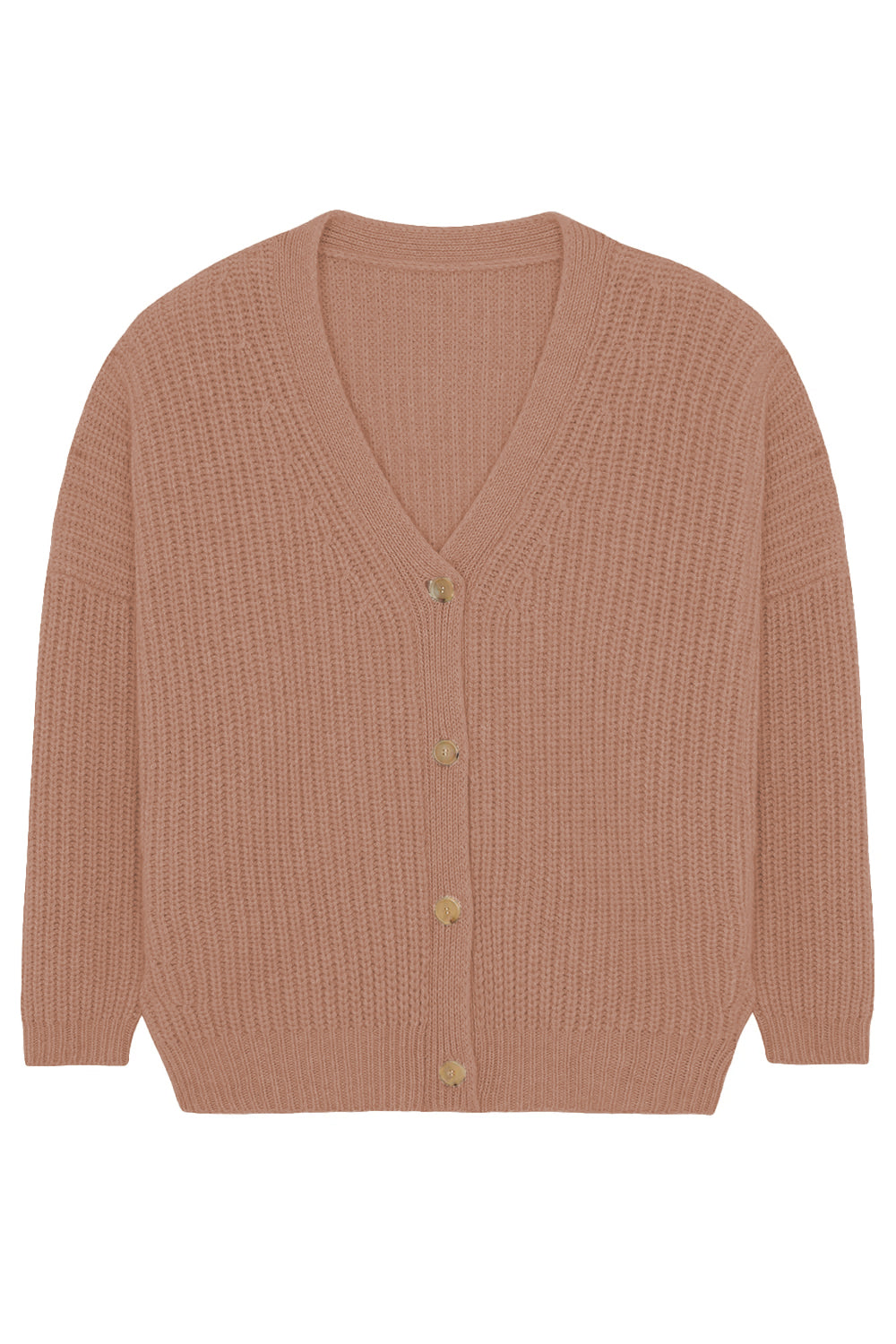 rose gold cashmere cardigan women | Charlot | Linnea Lund