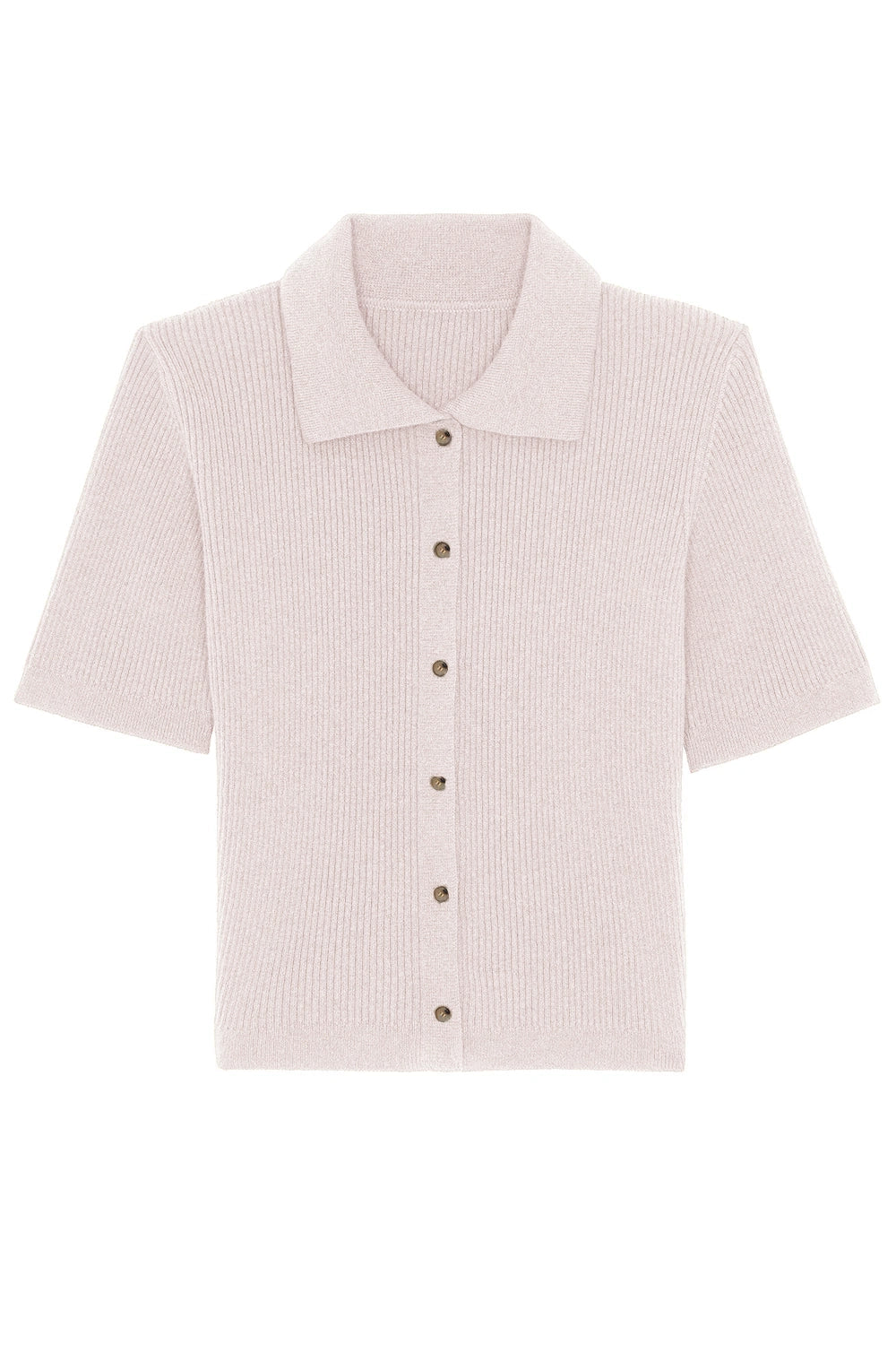 Cashmere polo light pink - packshot | Elise | Linnea Lund