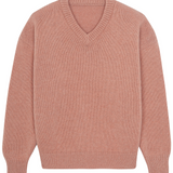 pink gold color cashmere sweater women - packshot | Emilie | Linnea Lund