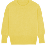 Flash yellow cashmere sweater women - packshot | Francesca | Linnea Lund