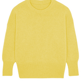 Flash yellow cashmere sweater women - packshot | Francesca | Linnea Lund