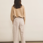 light camel cashmere sweater women - back view | Francesca | Linnea Lund