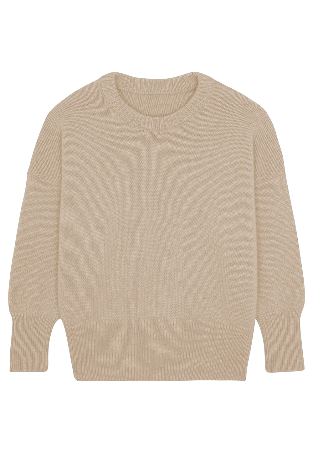 Light camel cashmere sweater women - packshot | Francesca | Linnea Lund