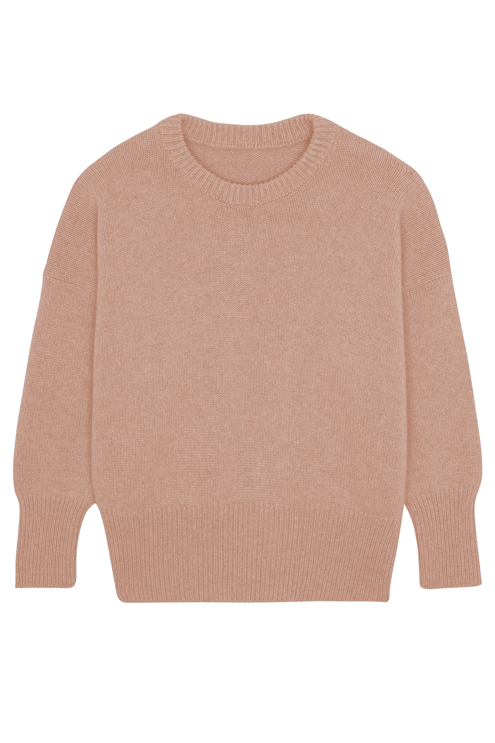 Pink gold color cashmere sweater women - packshot | Francesca | Linnea Lund
