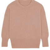 Pink gold color cashmere sweater women - packshot | Francesca | Linnea Lund