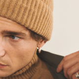 brown cashmere beanie men - focus | Harry | Linnea Lund