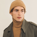 brown cashmere beanie men - front | Harry | Linnea Lund