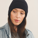 dark blue beanie cashmere women - focus | Harry | Linnea Lund